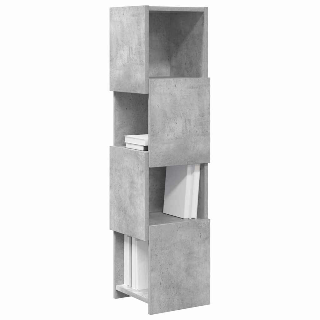 Γωνιακό Ντουλάπι Σκυρόδεμα Γκρι 25,5x25x102εκ - Pakobazaar