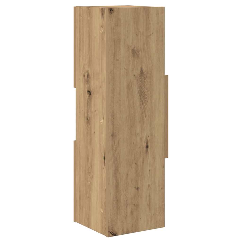 Γωνιακό Ντουλάπι Artisan Oak 25,5x25x80εκ Επεξεργασμένο ξύλο