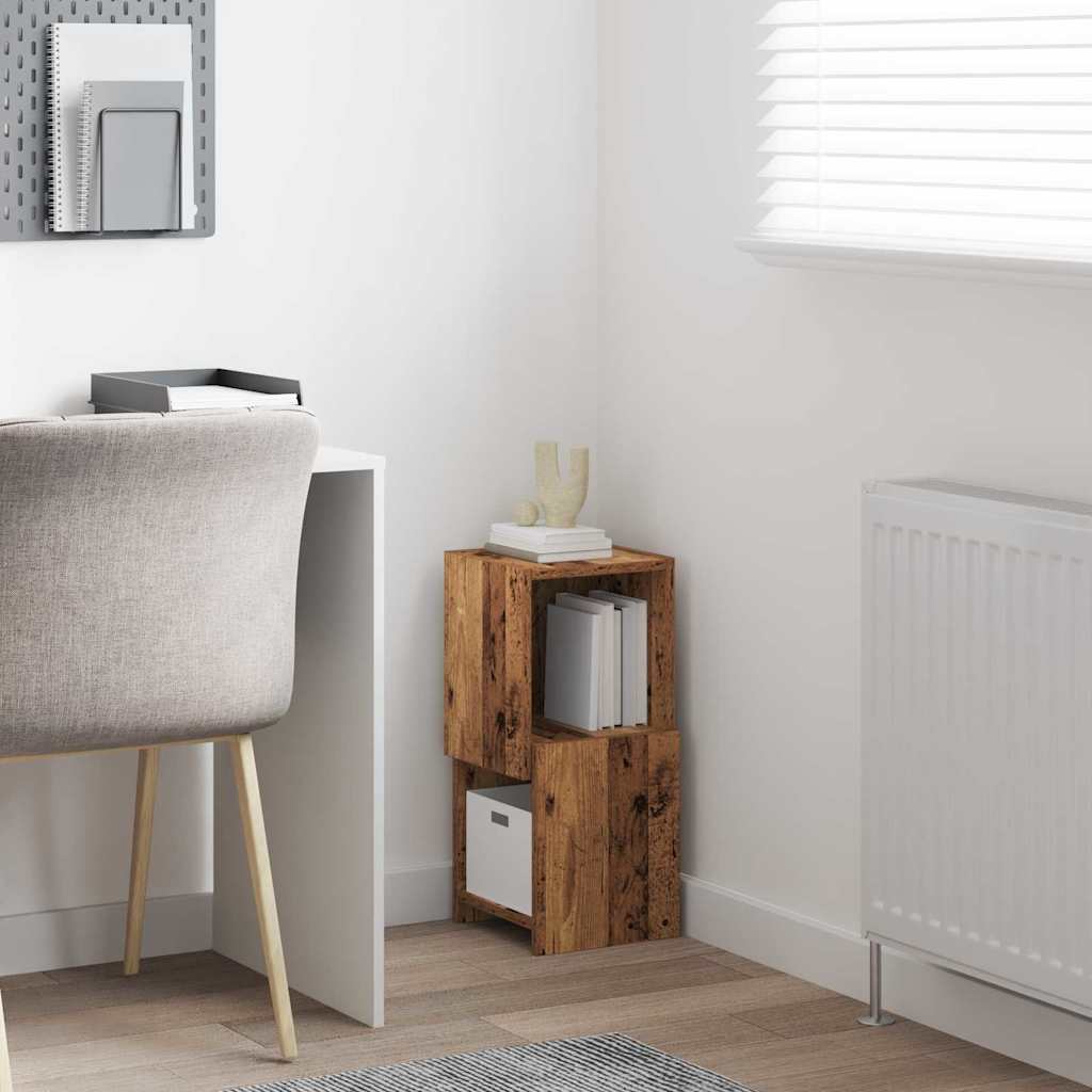 Γωνιακό Ντουλάπι Παλιό ξύλο 25,5x25x55εκ Επεξεργασμένο ξύλο