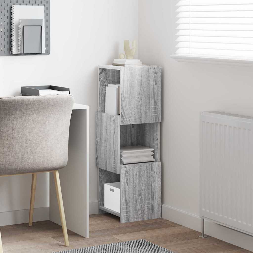 Γωνιακό Ντουλάπι Γκρίζο Σονομα 30,5x30x95εκ Επεξεργασμένο ξύλο