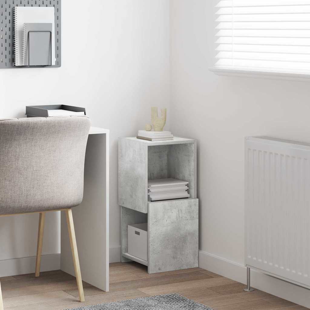 Γωνιακό Ντουλάπι Σκυρόδεμα Γκρι 30,5x30x65εκ Επεξεργασμένο ξύλο