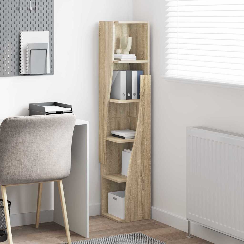 Γωνιακό Ντουλάπι Δρύς Sonoma 27,5x27x140εκ Επεξεργασμένο ξύλο - Pakobazaar