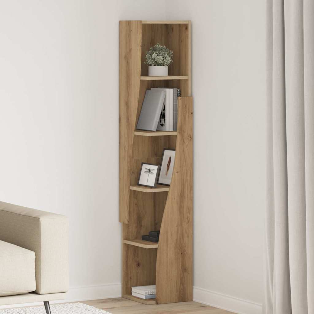 Γωνιακό Ντουλάπι Artisan Oak 27,5x27x140εκ Επεξεργασμένο ξύλο - Pakobazaar