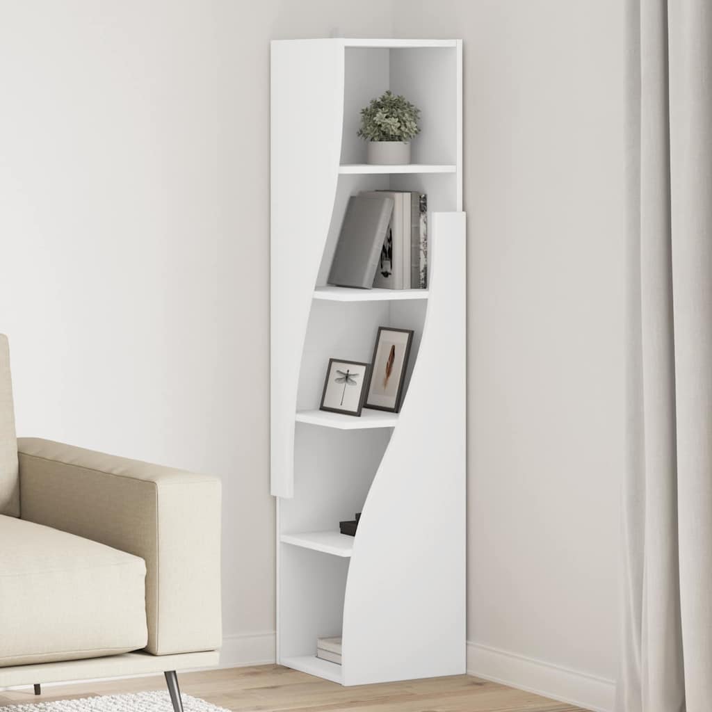 Γωνιακό Ντουλάπι 32x32x140εκ Επεξεργασμένο ξύλο - Pakobazaar