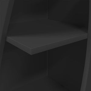 Γωνιακό Ντουλάπι Μαύρο 32x32x140εκ Επεξεργασμένο ξύλο - Pakobazaar