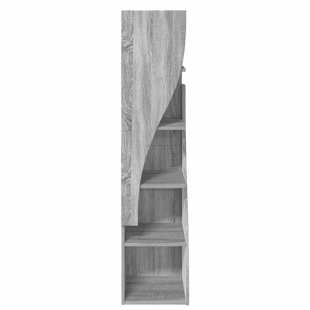 Γωνιακό Ντουλάπι Γκρίζο Σονομα 32x32x140εκ Επεξεργασμένο ξύλο - Pakobazaar