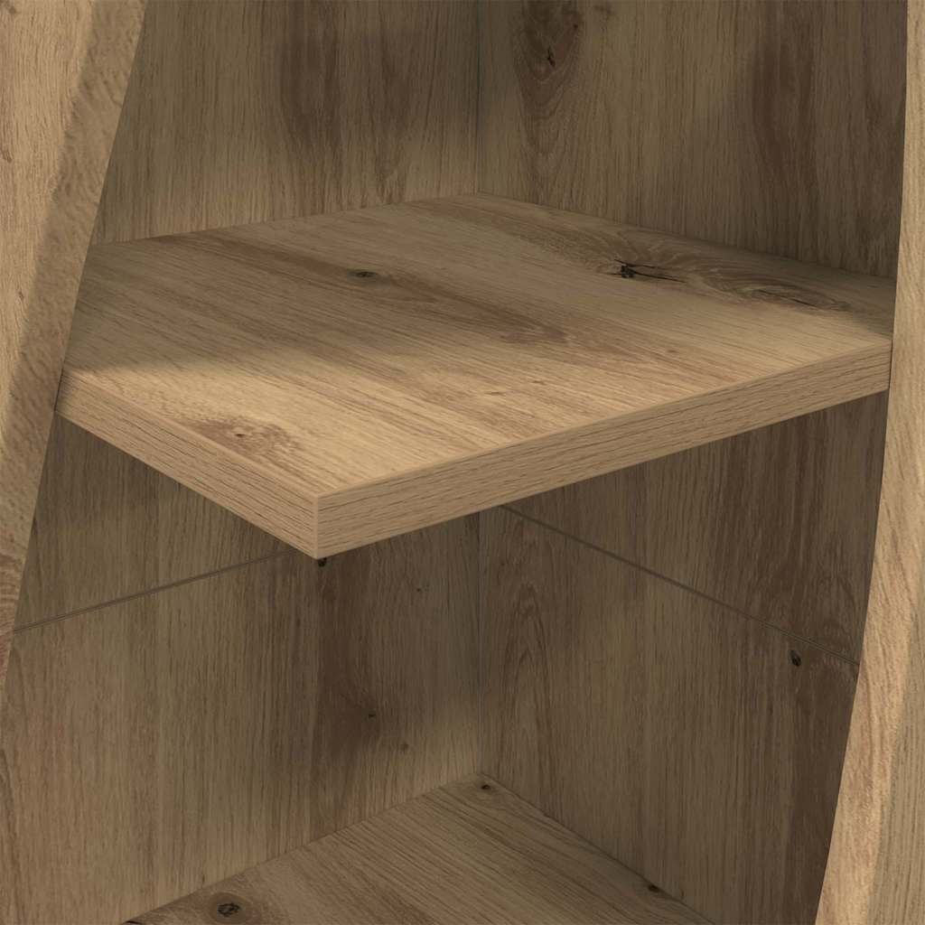 Γωνιακό Ντουλάπι Artisan Oak 32x32x140εκ Επεξεργασμένο ξύλο - Pakobazaar