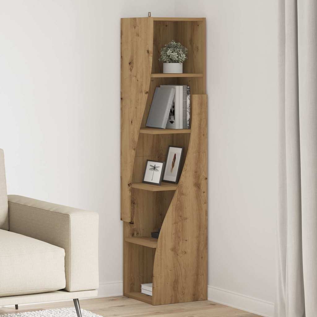 Γωνιακό Ντουλάπι Artisan Oak 32x32x140εκ Επεξεργασμένο ξύλο - Pakobazaar
