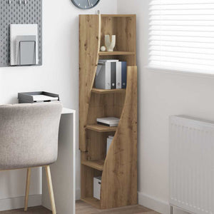 Γωνιακό Ντουλάπι Artisan Oak 32x32x140εκ Επεξεργασμένο ξύλο - Pakobazaar