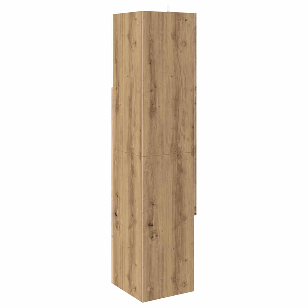 Γωνιακό Ντουλάπι Artisan Oak 32x32x140εκ Επεξεργασμένο ξύλο - Pakobazaar