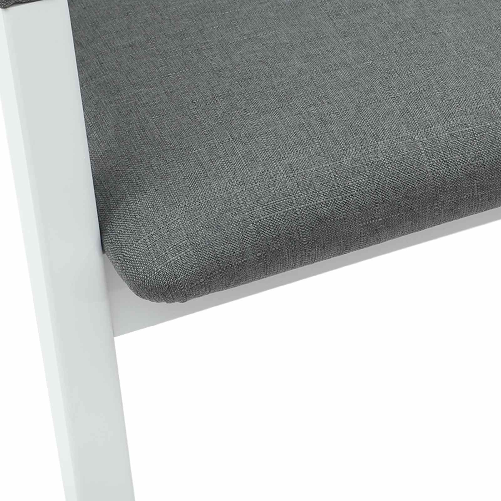 Καρέκλες φαγητού 2 pcs Λευκό 54 x 57 x 73 εκ