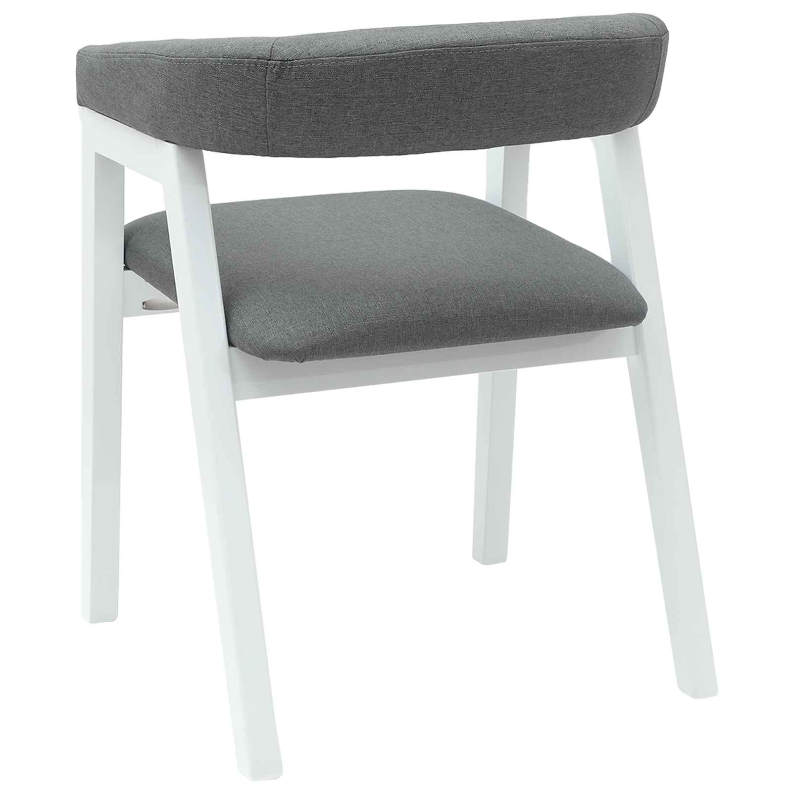 Καρέκλες φαγητού 2 pcs Λευκό 54 x 57 x 73 εκ