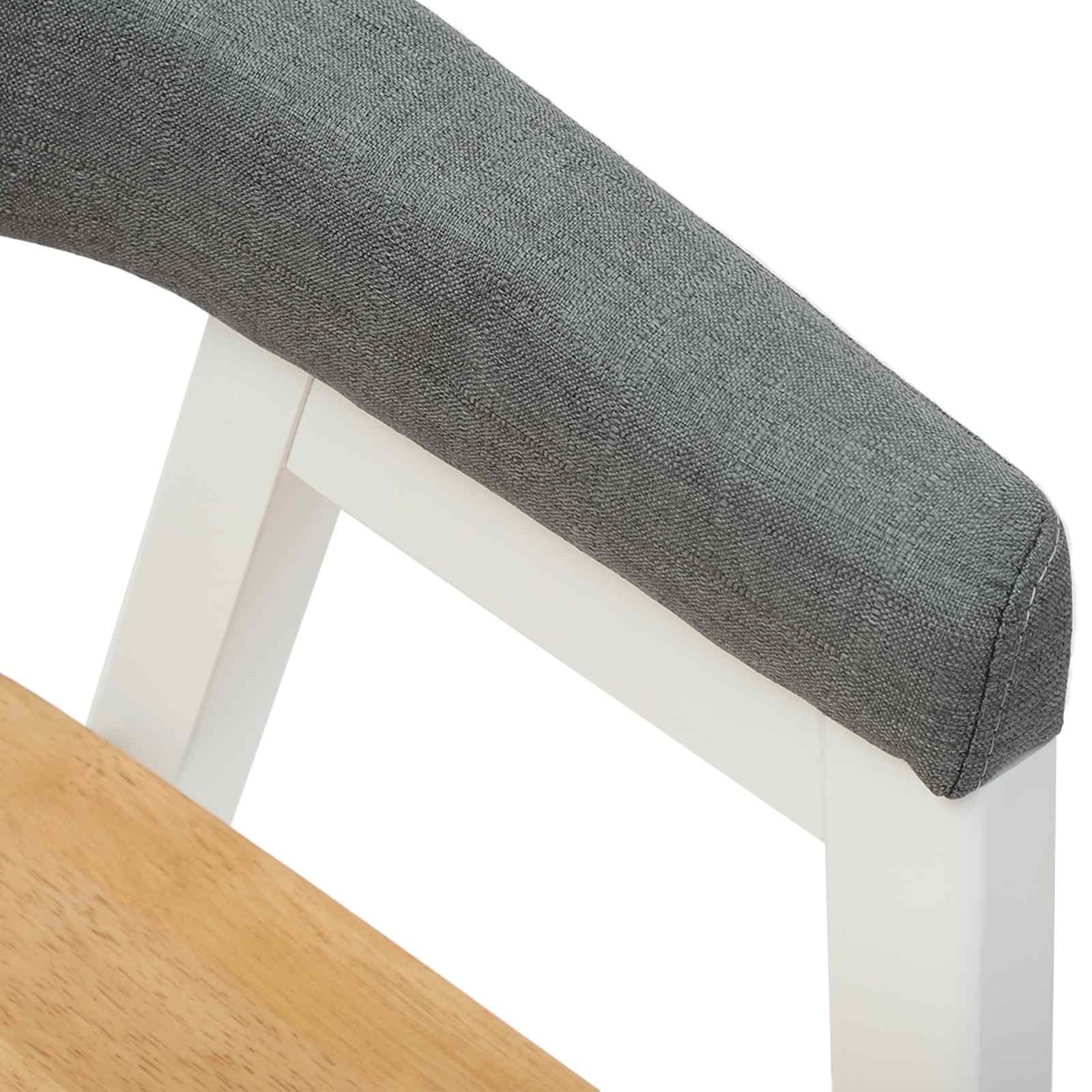 Καρέκλες φαγητού 2 pcs Λευκό 54 x 57 x 73 εκ