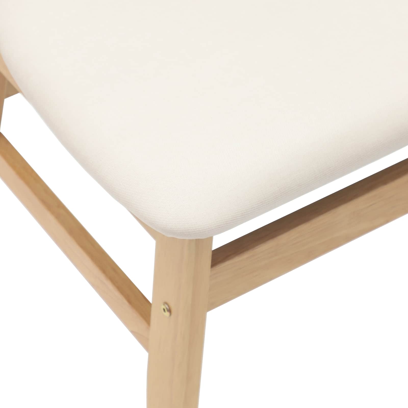 Καρέκλες φαγητού 2 pcs Φυσικό 42 x 47.5 x 81 εκ