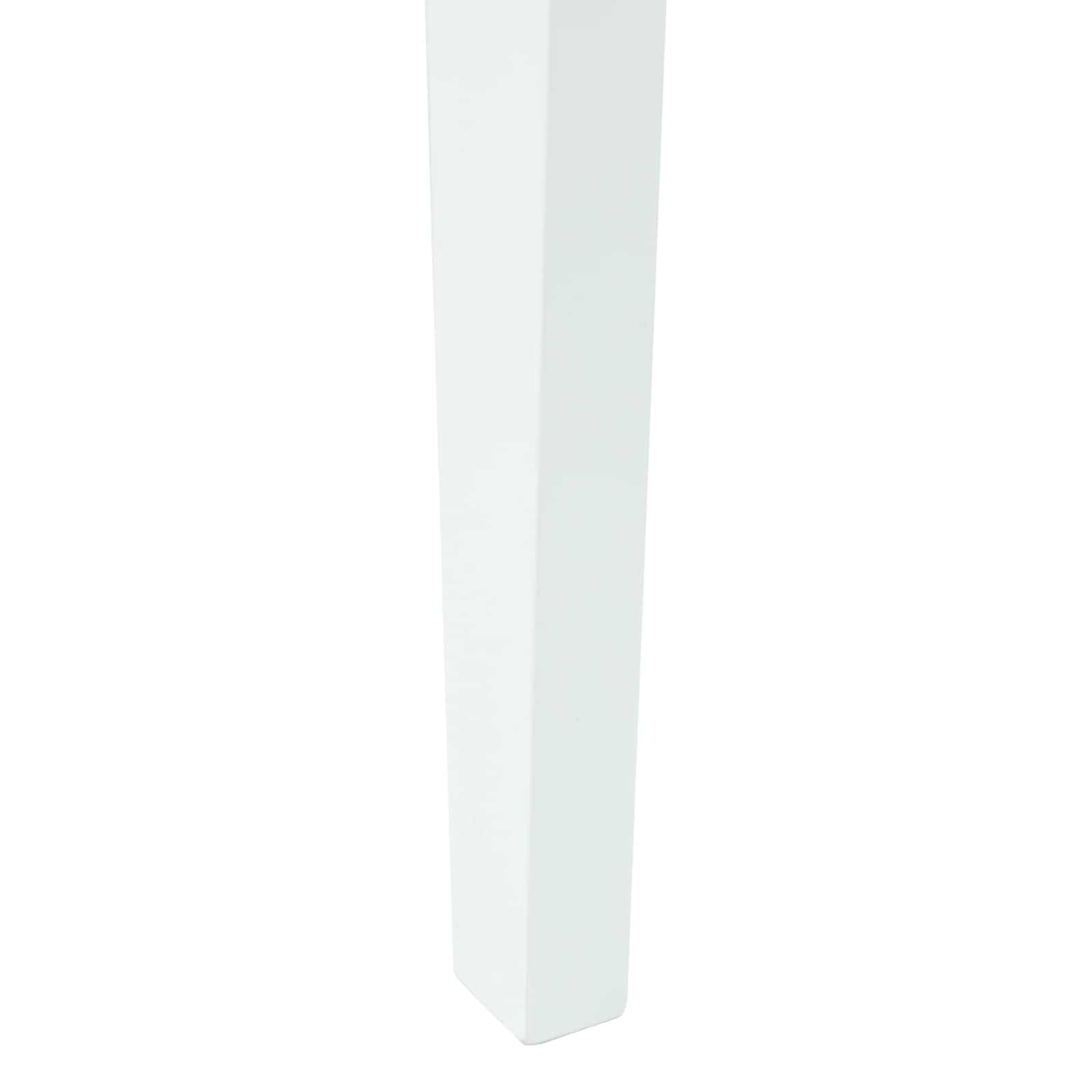 Καρέκλες φαγητού 2 pcs Λευκό 42 x 47.5 x 81 εκ