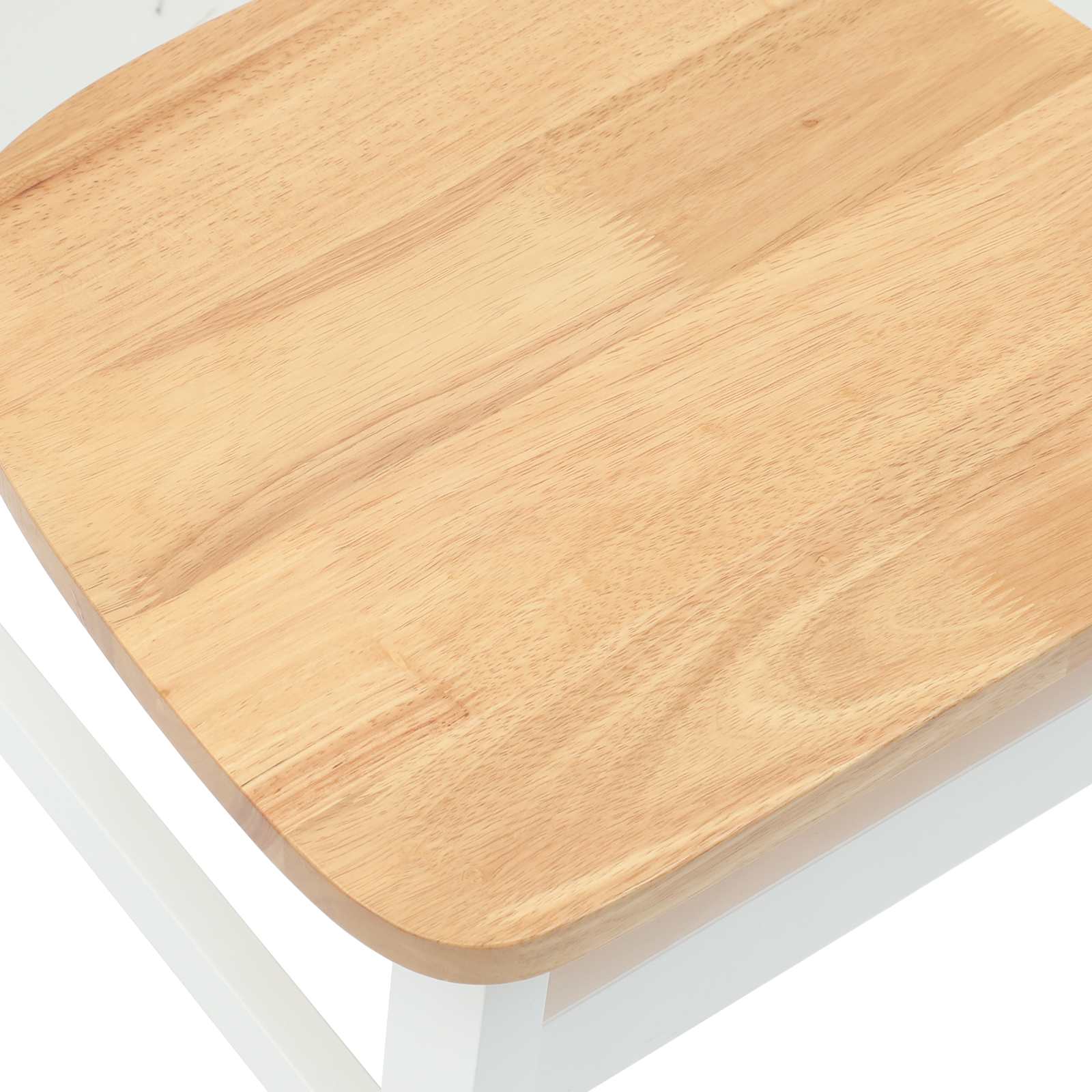 Καρέκλες φαγητού 2 pcs Λευκό 42 x 47.5 x 81 εκ