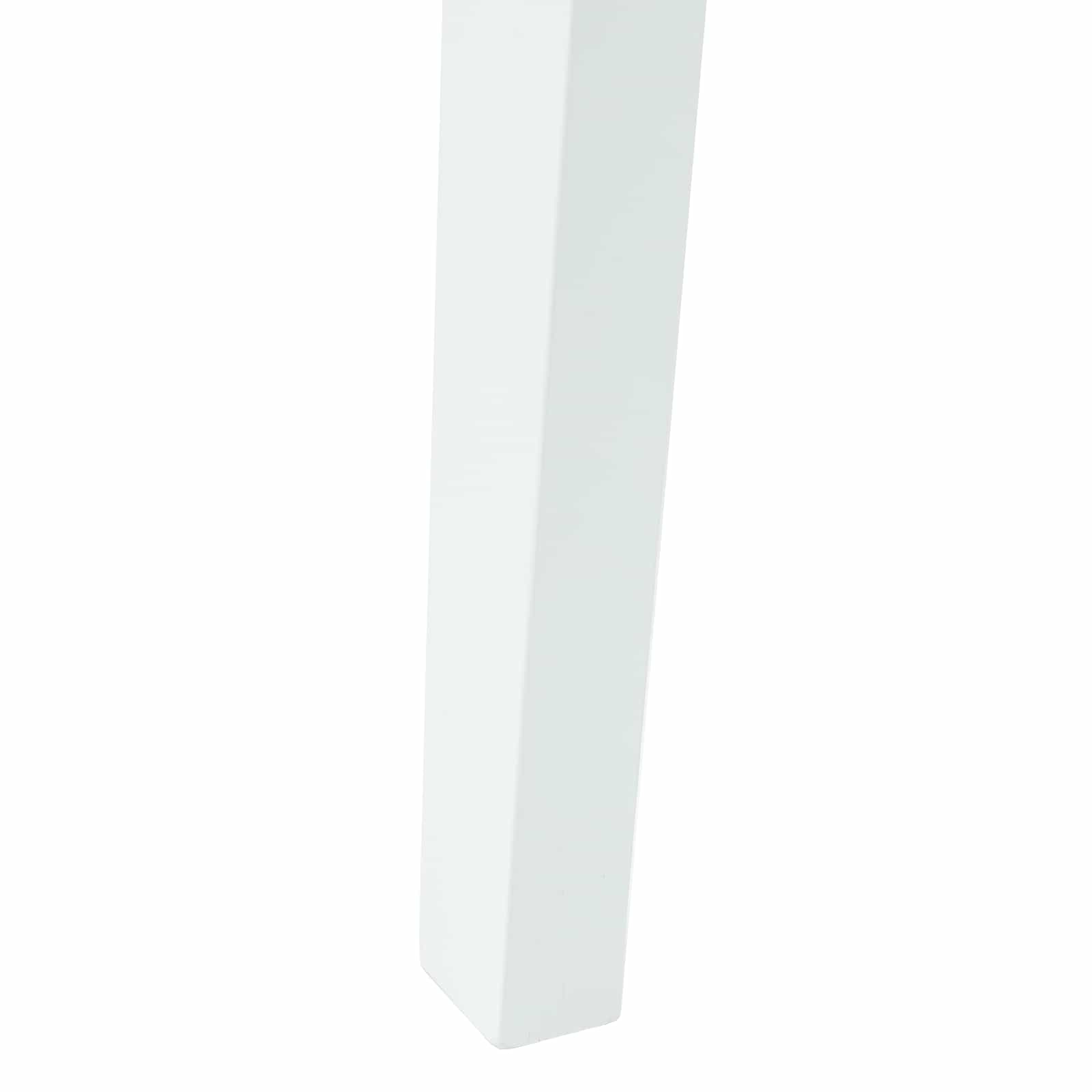 Καρέκλες φαγητού 2 pcs Λευκό 42 x 47.5 x 81 εκ