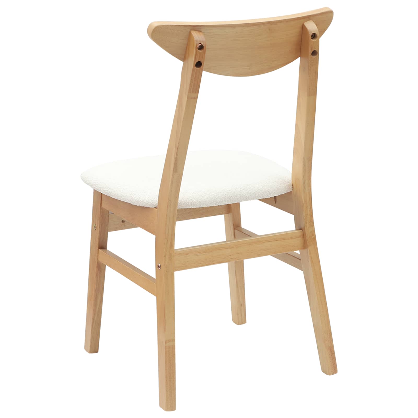 Καρέκλες φαγητού 2 pcs Φυσικό 42 x 47.5 x 81 εκ