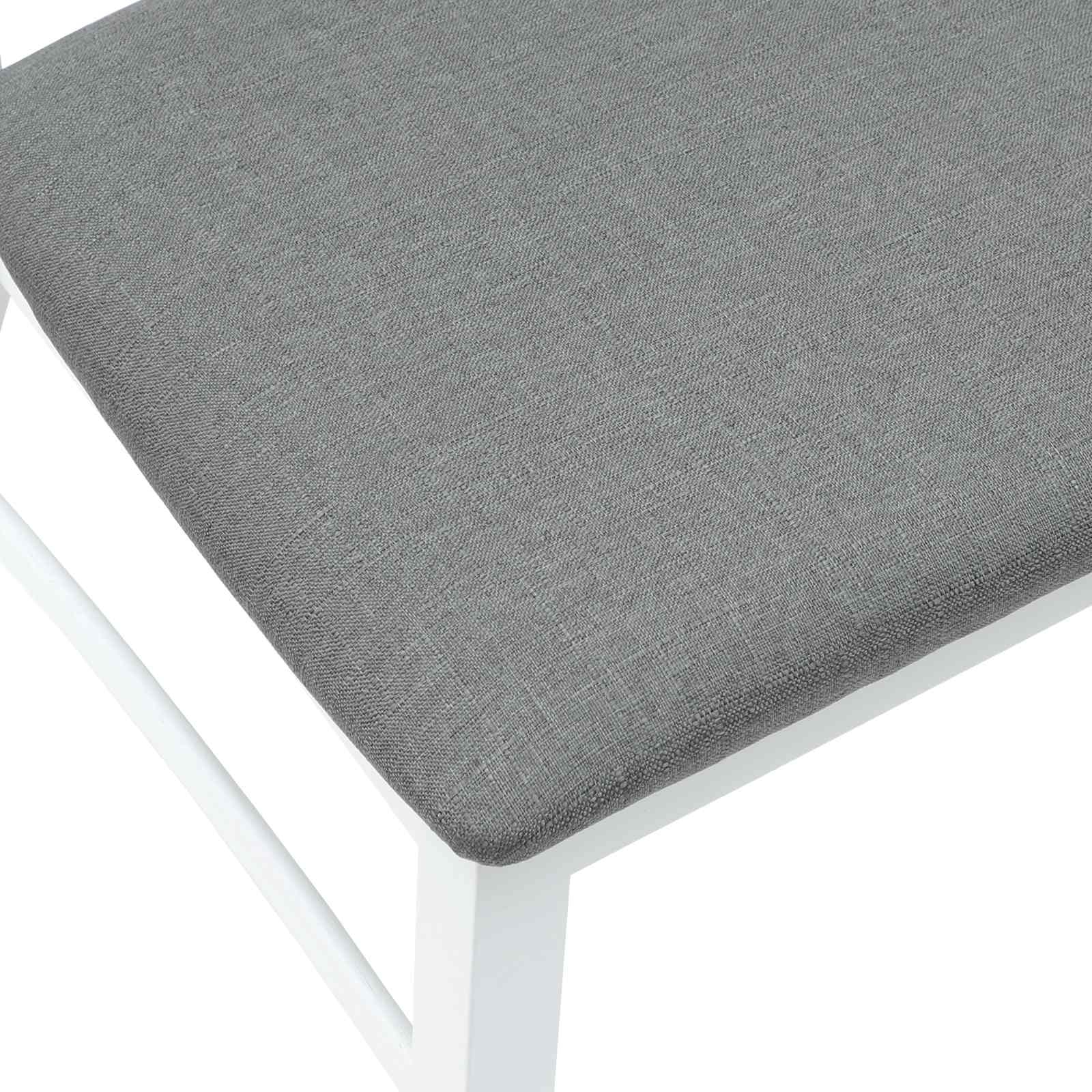 Καρέκλες φαγητού 2 pcs Λευκό 43 x 54 x 89 εκ.