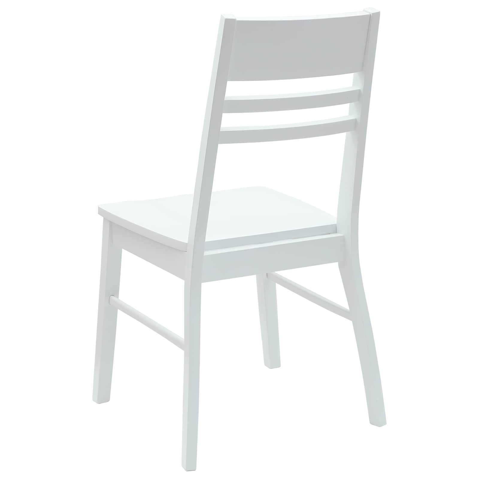 Καρέκλες φαγητού 2 pcs Λευκό 43 x 54 x 89 εκ.