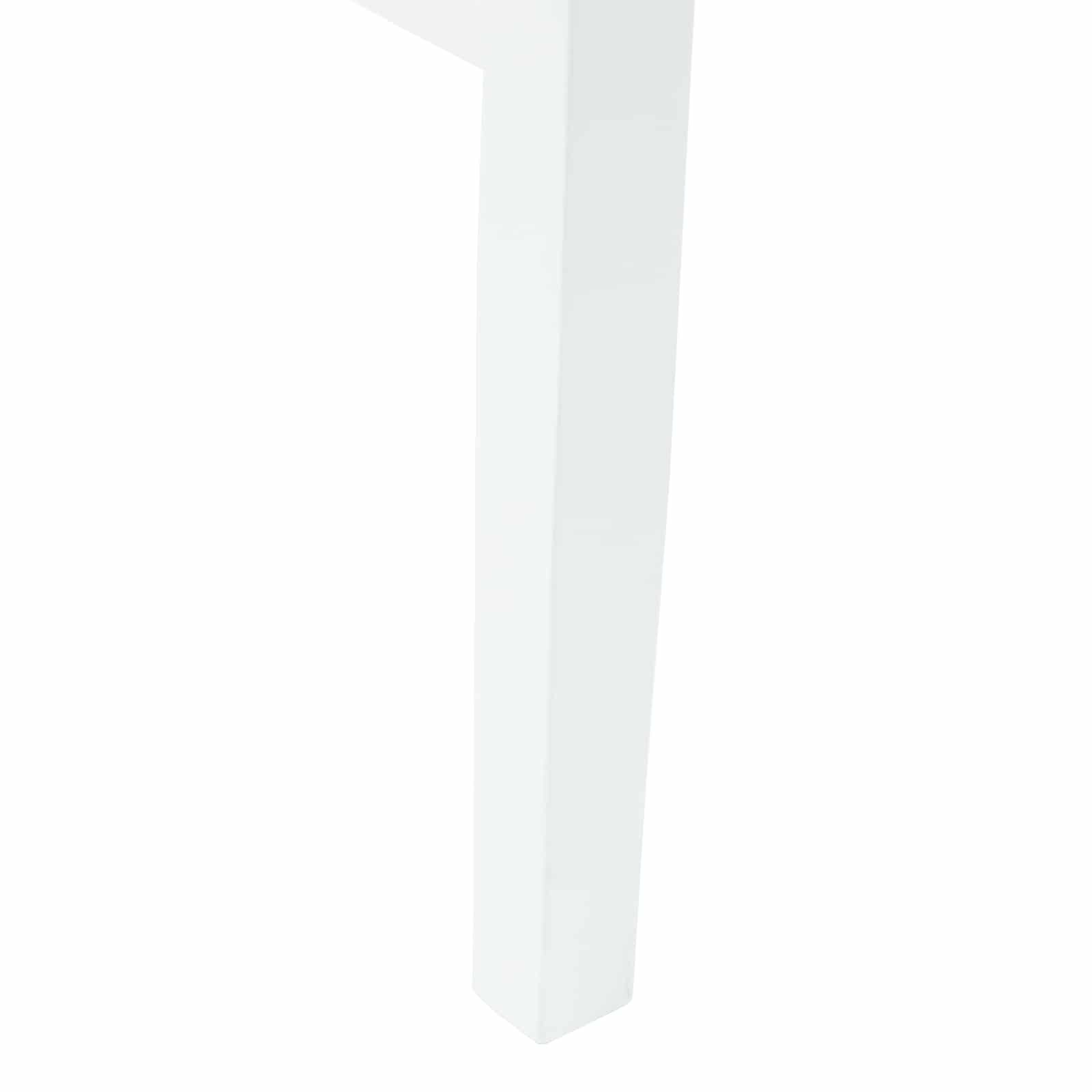 Καρέκλες φαγητού 2 pcs Λευκό 43 x 54 x 89 εκ.