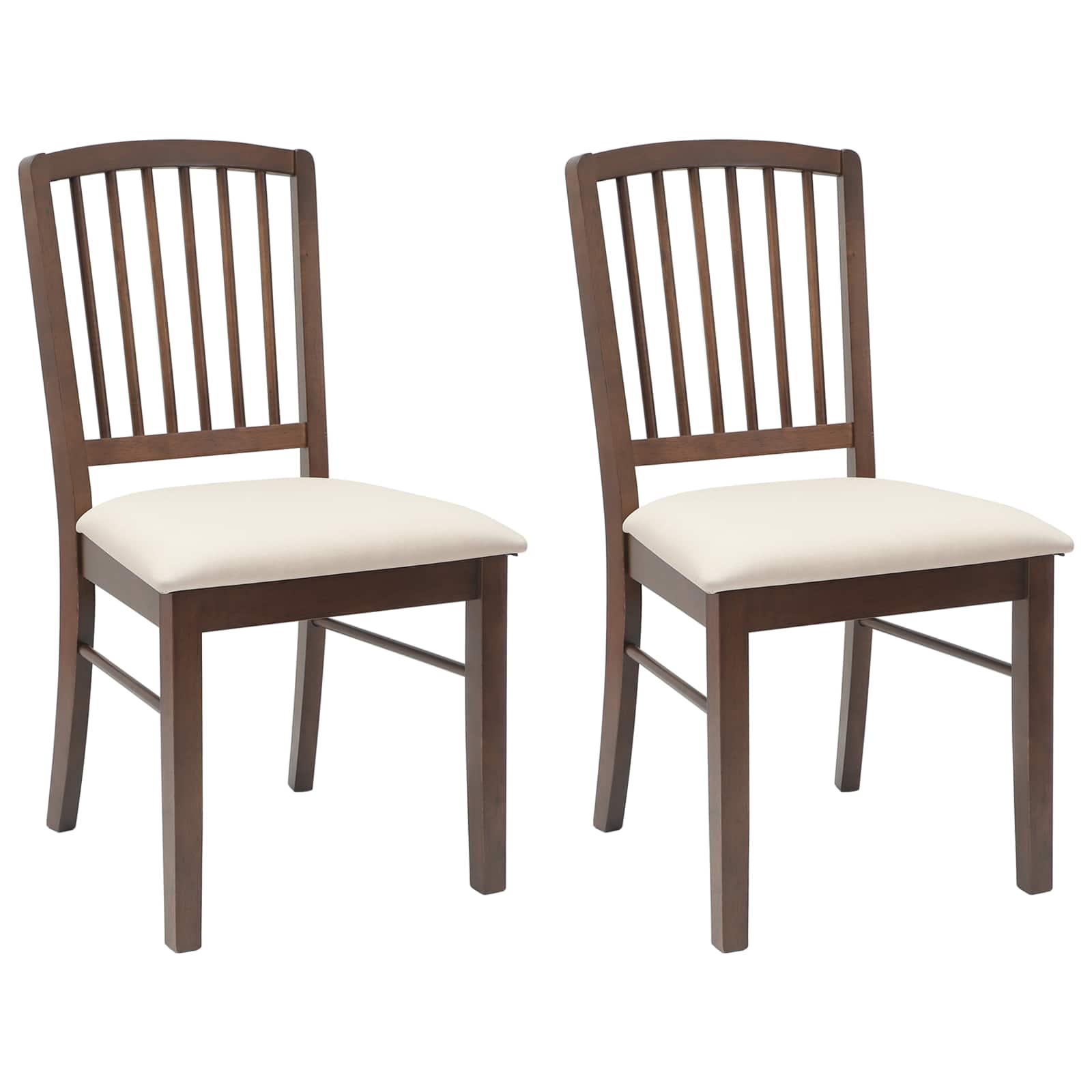 Καρέκλες φαγητού 2 pcs Ανοιχτό καφέ 50 x 52,5 x 91 εκ