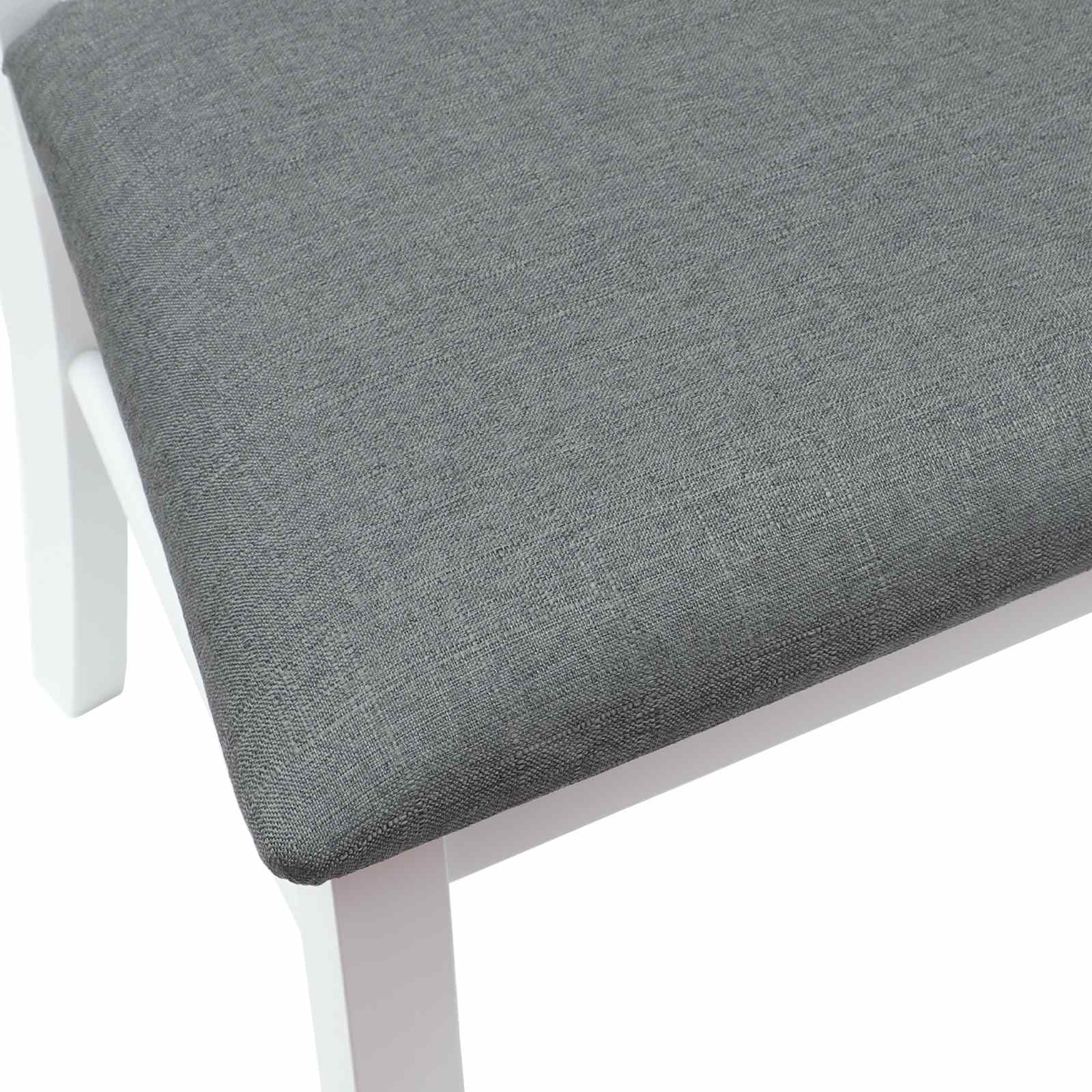 Καρέκλες φαγητού 2 pcs Λευκό 50 x 52,5 x 91 εκ