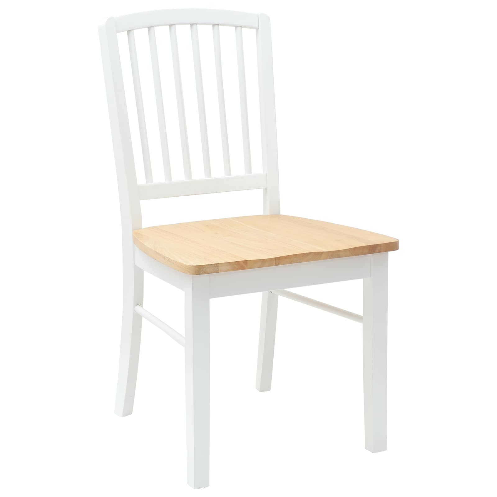 Καρέκλες φαγητού 2 pcs Λευκό 50 x 52,5 x 91 εκ