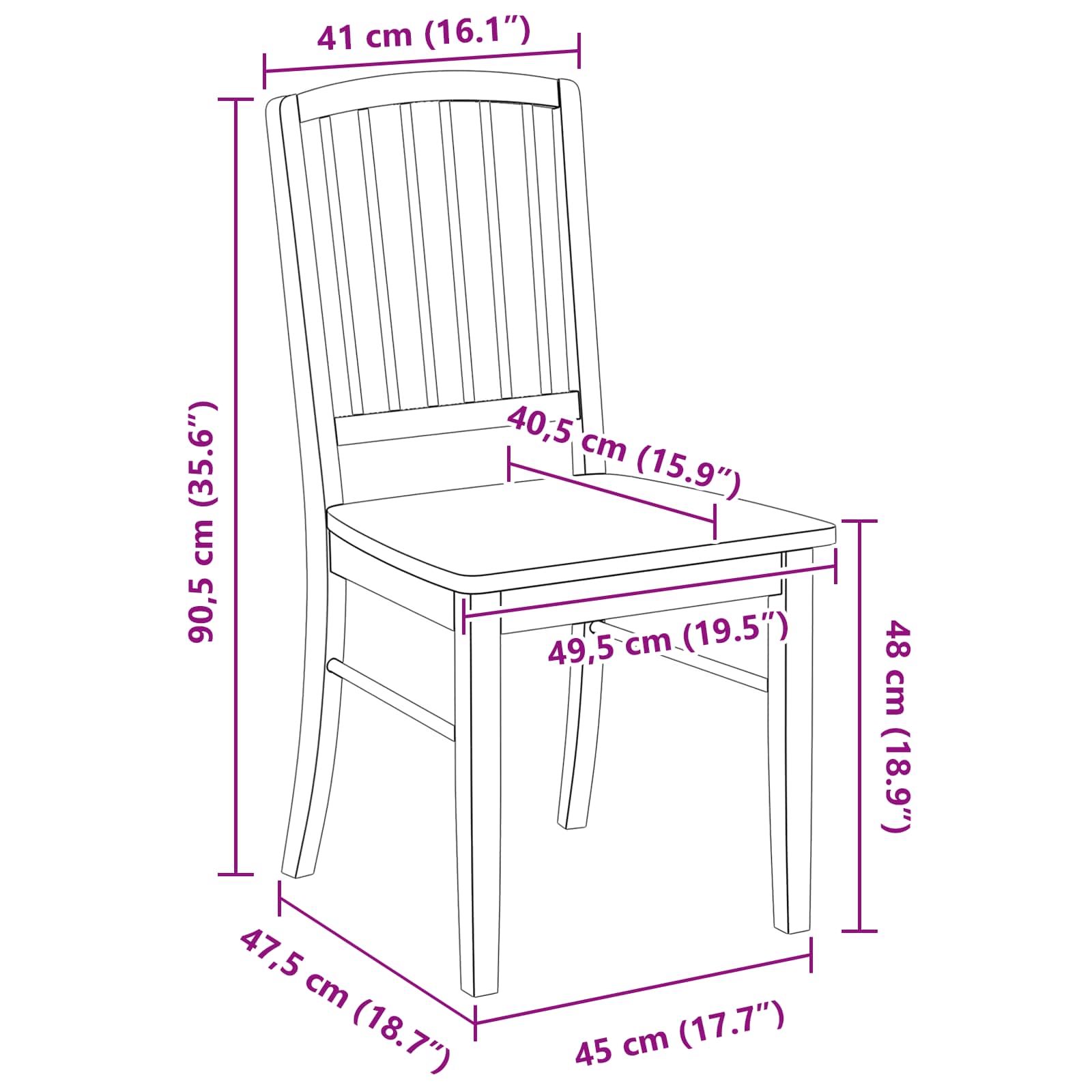 Καρέκλες φαγητού 2 pcs Λευκό 50 x 52,5 x 91 εκ