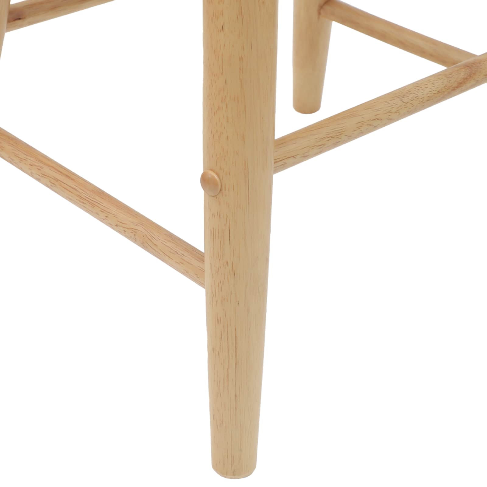 Καρέκλες φαγητού 2 pcs Φυσικό 46 x 37 x 63 εκ