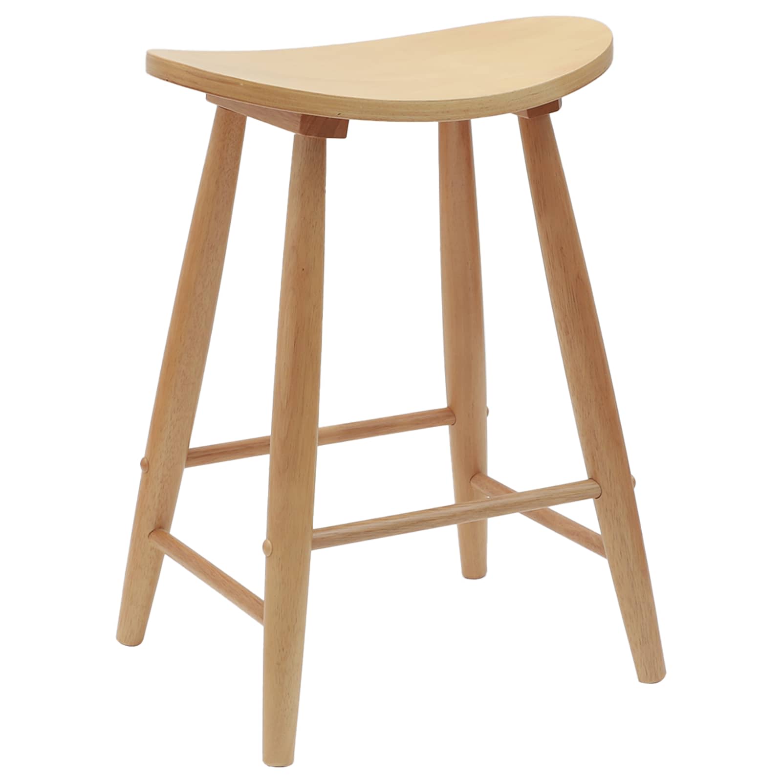 Καρέκλες φαγητού 2 pcs Φυσικό 46 x 37 x 63 εκ - Pakobazaar