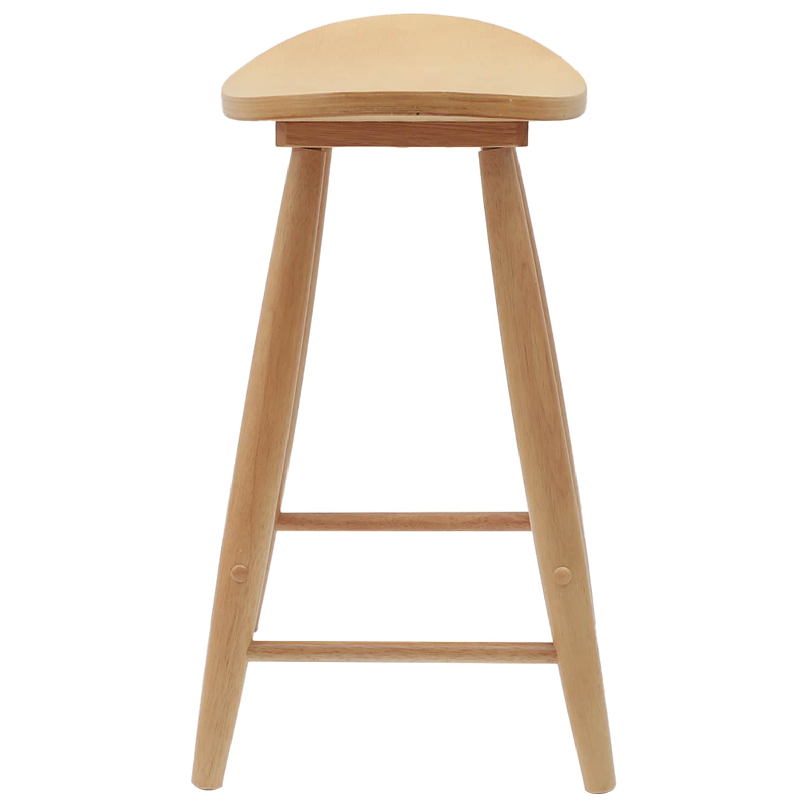 Καρέκλες φαγητού 2 pcs Φυσικό 46 x 37 x 63 εκ - Pakobazaar