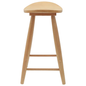 Καρέκλες φαγητού 2 pcs Φυσικό 46 x 37 x 63 εκ - Pakobazaar