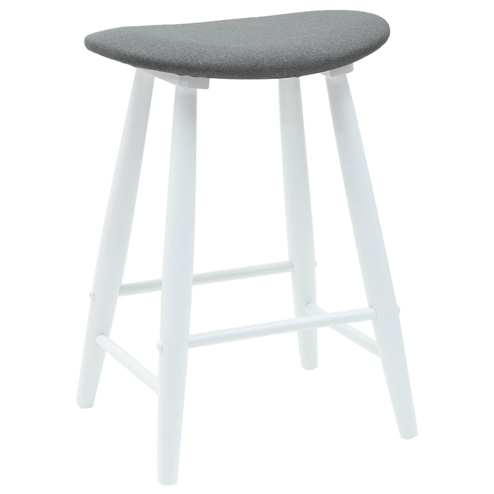 Καρέκλες φαγητού 2 pcs Λευκό 46 x 37 x 63 εκ