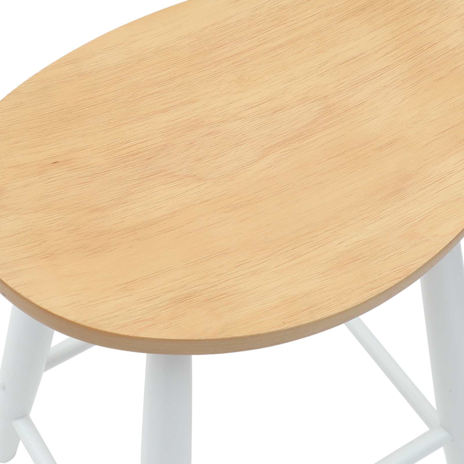 Καρέκλες φαγητού 2 pcs Λευκό 46 x 37 x 63 εκ