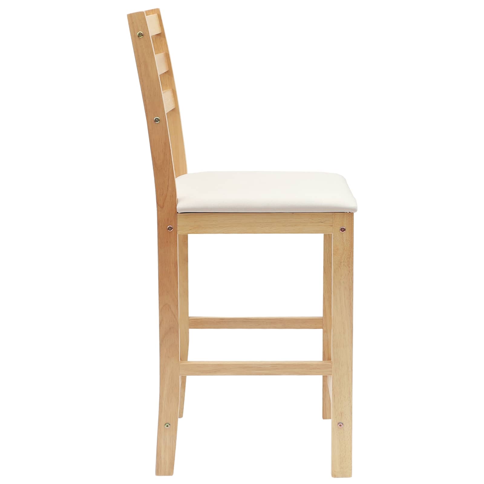 Καρέκλες φαγητού 2 pcs Φυσικό 40 x 47,5 x 99,5 εκ