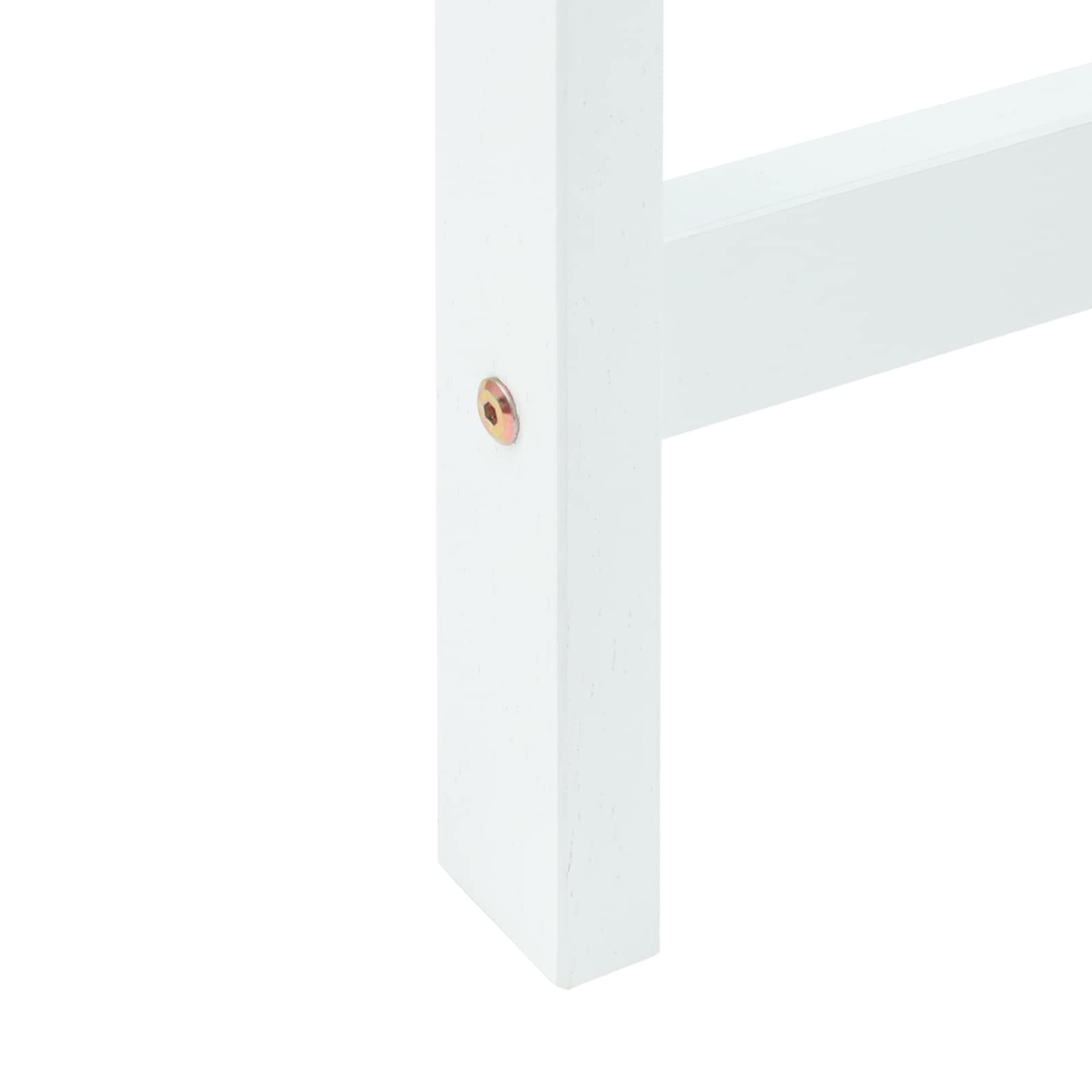 Καρέκλες φαγητού 2 pcs Λευκό 40 x 47,5 x 99,5 εκ