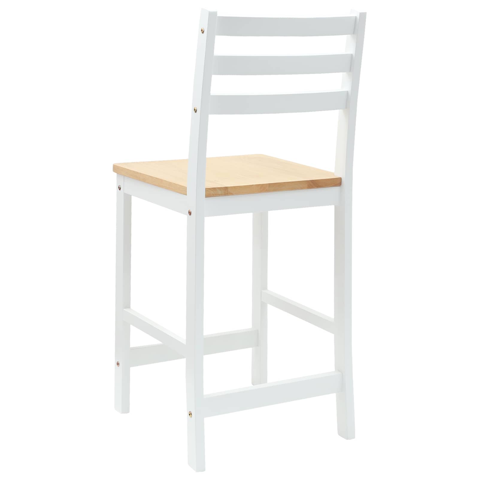 Καρέκλες φαγητού 2 pcs Λευκό 40 x 47,5 x 99,5 εκ