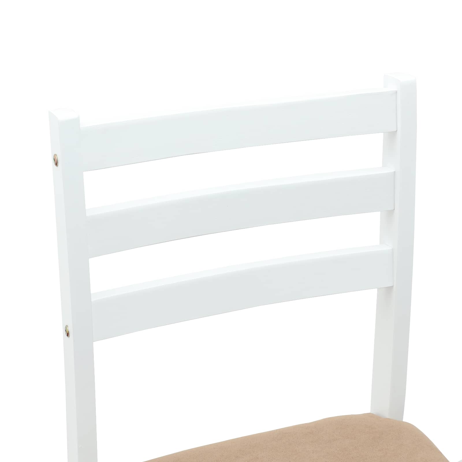 Καρέκλες φαγητού 2 pcs Λευκό 40 x 47,5 x 99,5 εκ