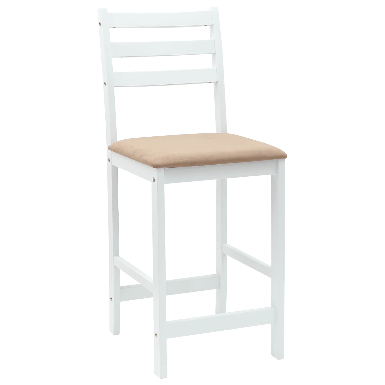 Καρέκλες φαγητού 2 pcs Λευκό 40 x 47,5 x 99,5 εκ