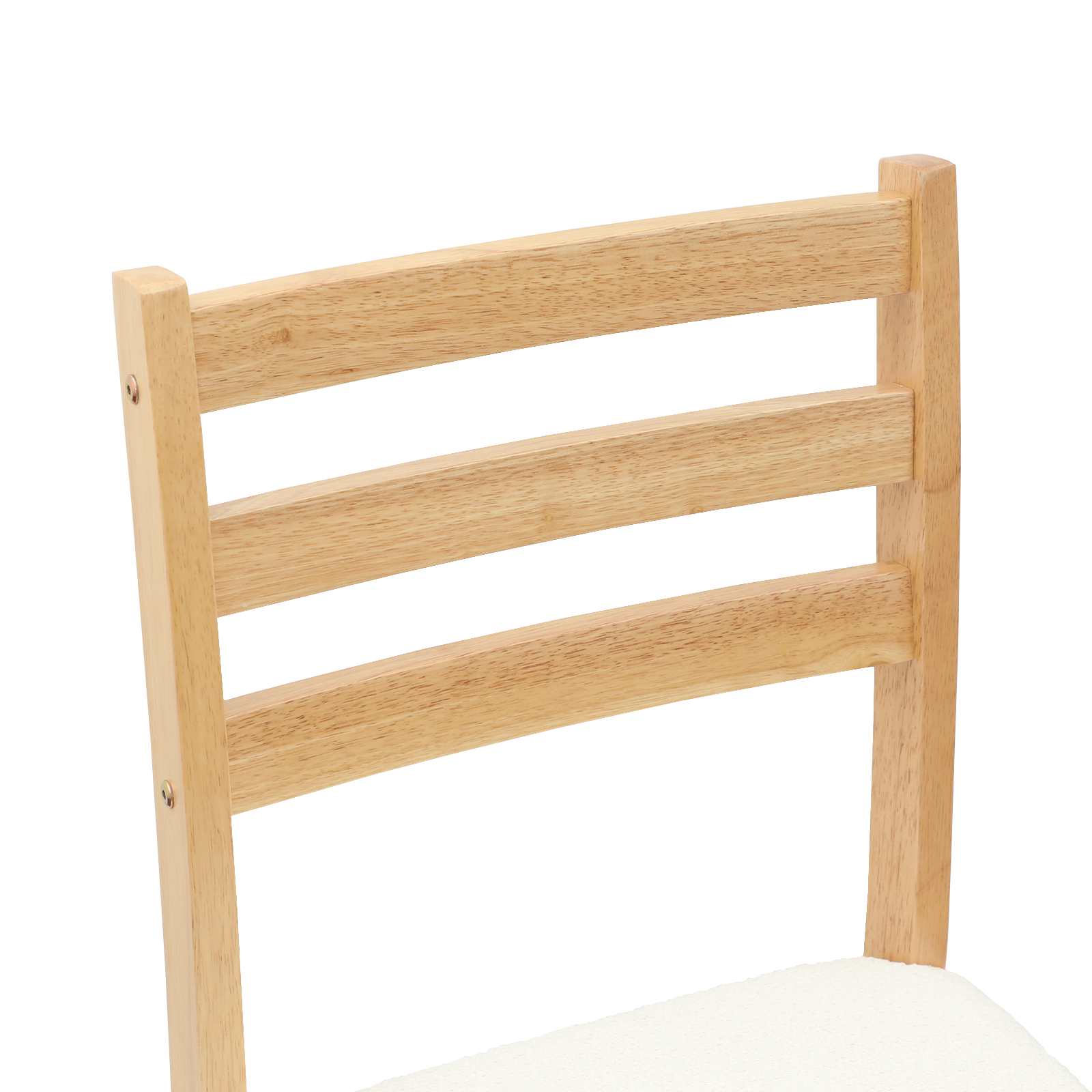 Καρέκλες φαγητού 2 pcs Φυσικό 40 x 47,5 x 99,5 εκ