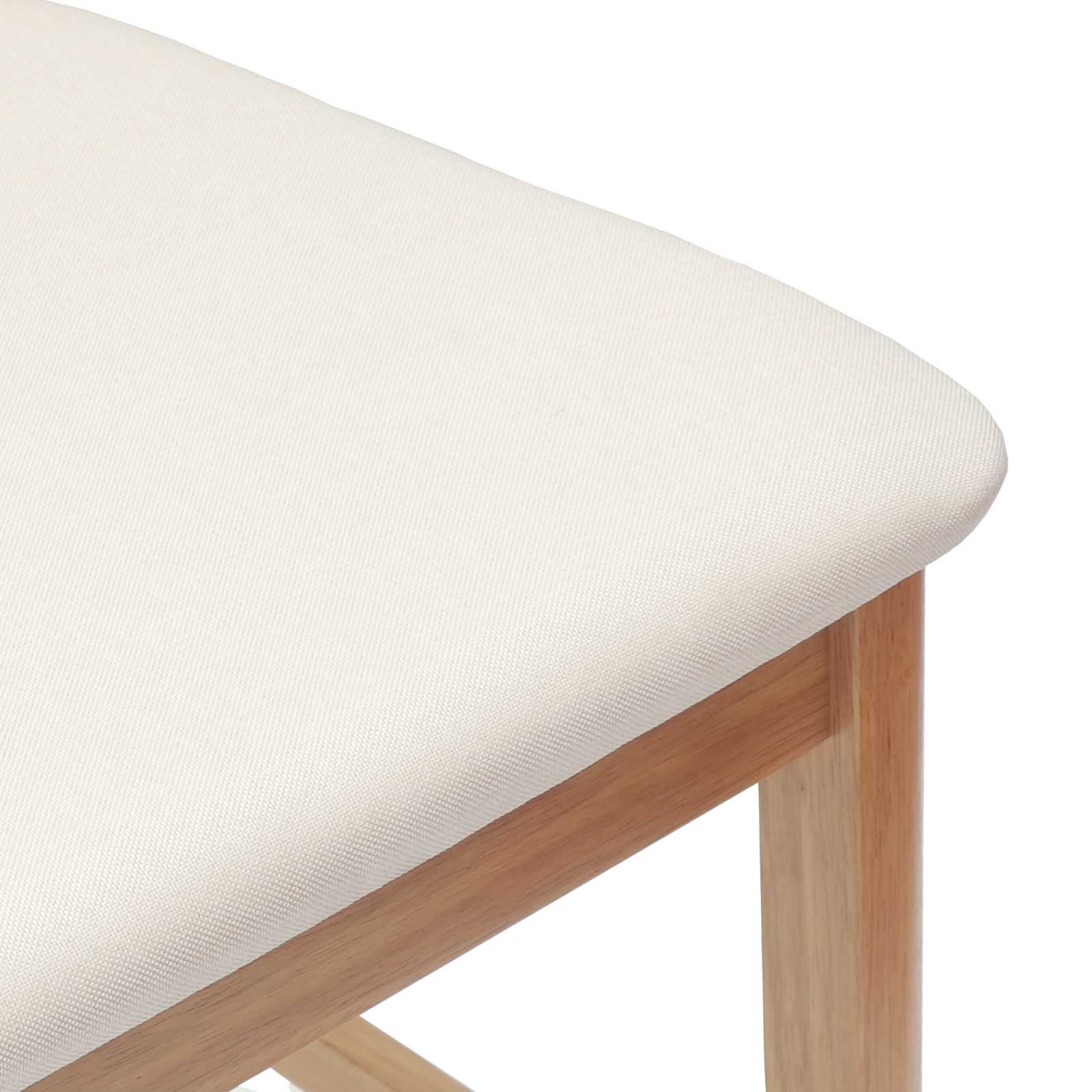 Καρέκλες φαγητού 2 pcs Φυσικό 48 x 49 x 95 εκ.