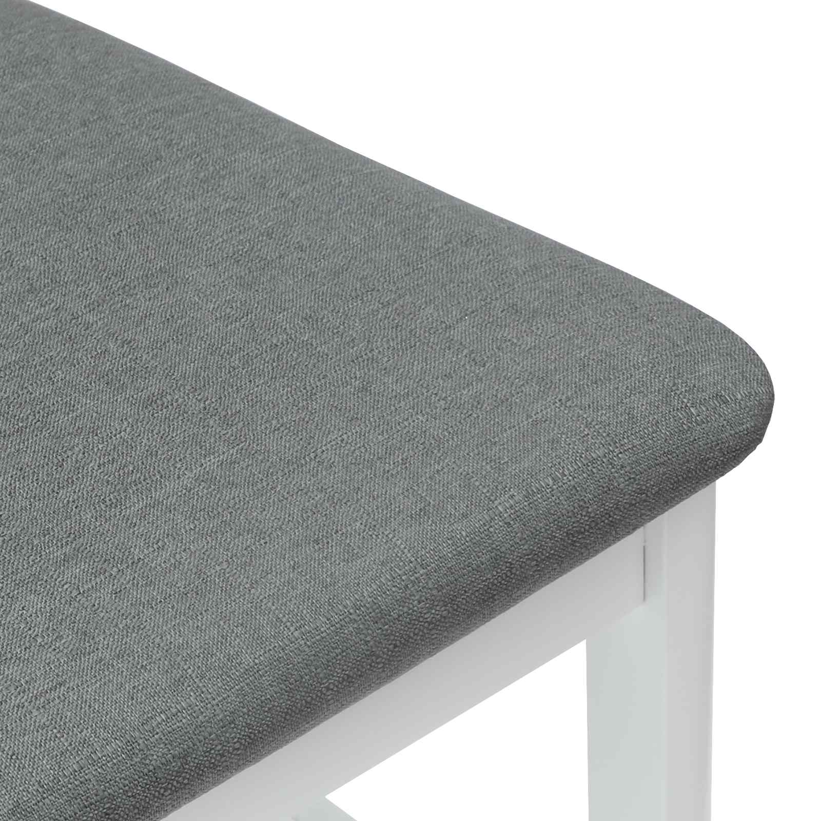 Καρέκλες φαγητού 2 pcs Λευκό 48 x 49 x 95 εκ.