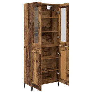 Highboard Παλιό Ξύλο 69,5 x 34 x 180 εκ. Επεξεργασμένο ξύλο - Pakobazaar
