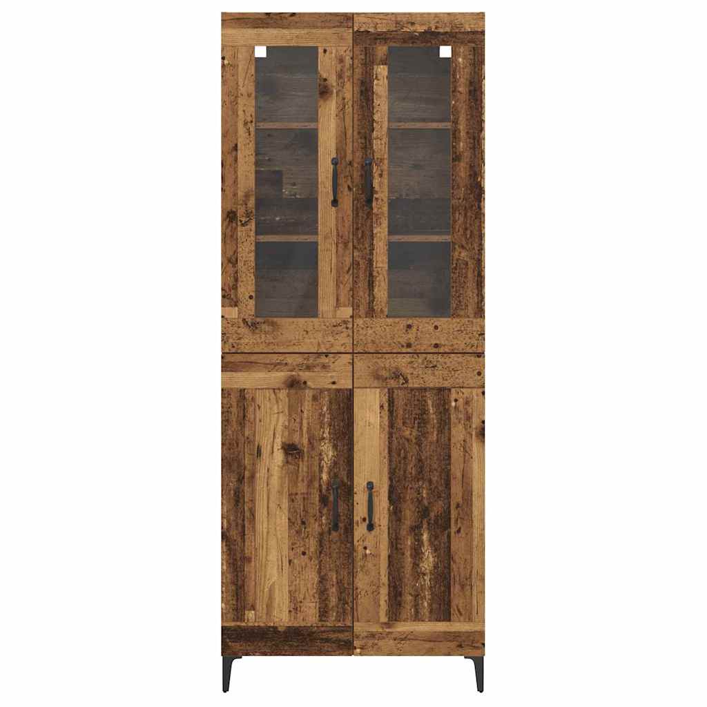 Highboard Παλιό Ξύλο 69,5 x 34 x 180 εκ. Επεξεργασμένο ξύλο - Pakobazaar