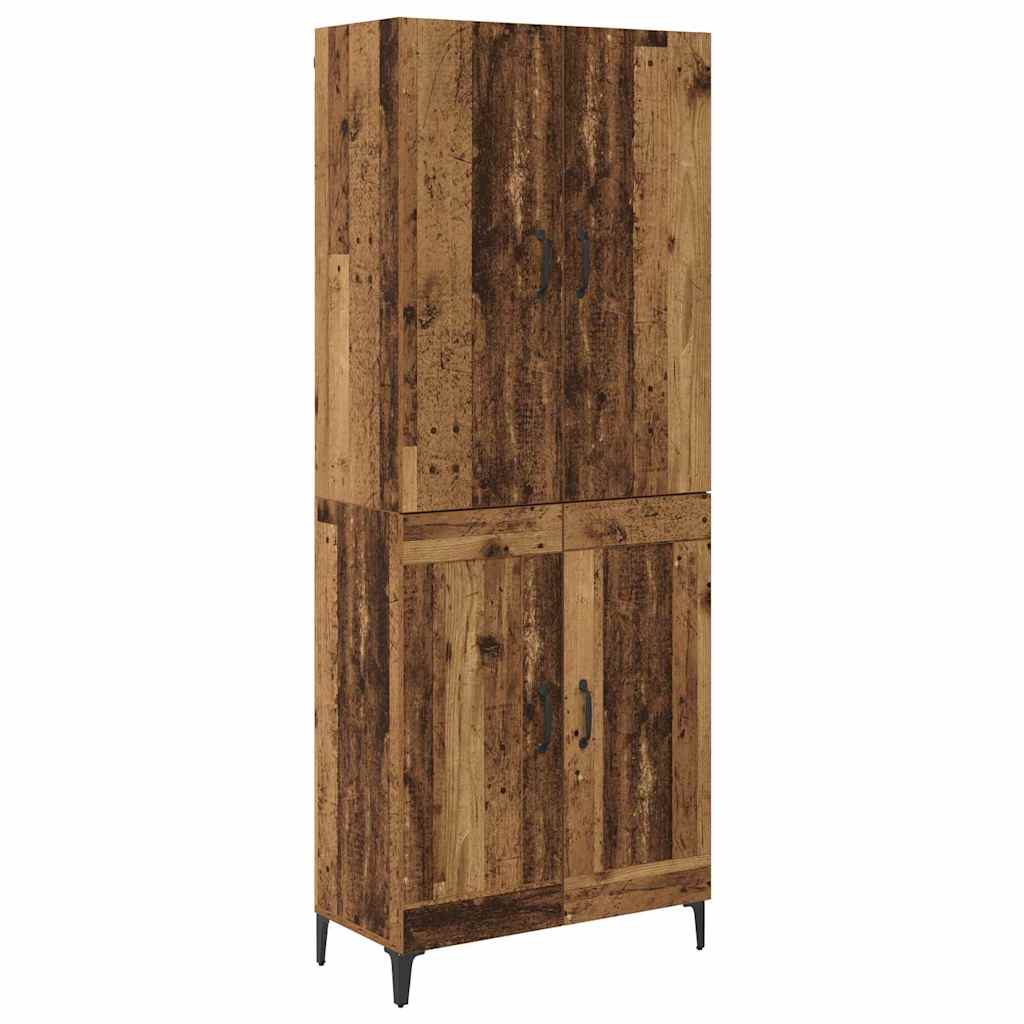 Highboard Παλιό Ξύλο 69,5 x 34 x 180 εκ. Επεξεργασμένο ξύλο - Pakobazaar