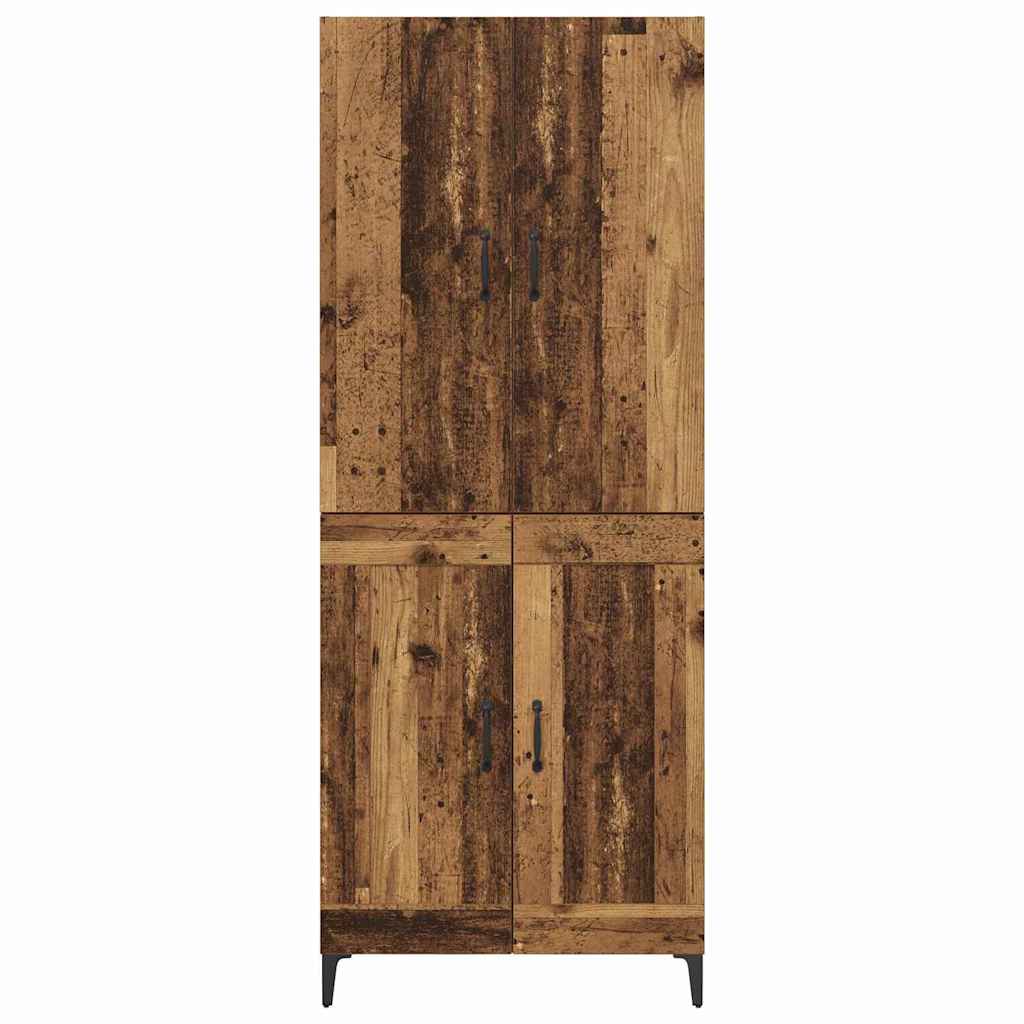 Highboard Παλιό Ξύλο 69,5 x 34 x 180 εκ. Επεξεργασμένο ξύλο - Pakobazaar