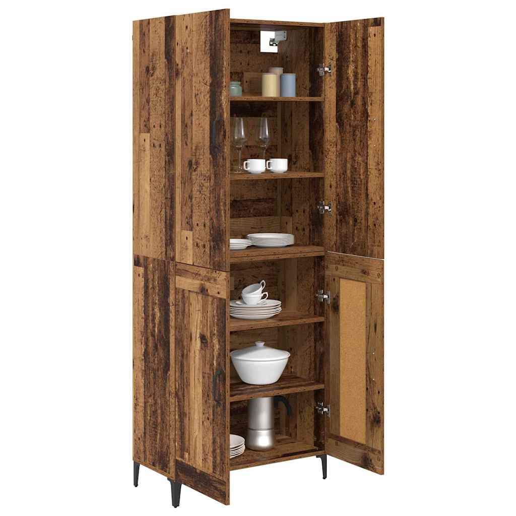 Highboard Παλιό Ξύλο 69,5 x 34 x 180 εκ. Επεξεργασμένο ξύλο - Pakobazaar