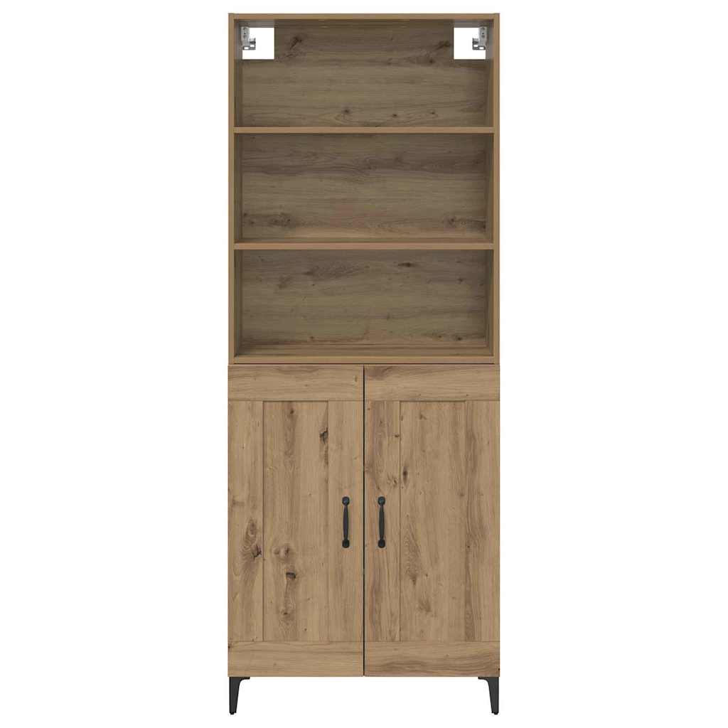 Highboard 2 pcs artisan δρυς 69,5 x 34 x 180 εκ.