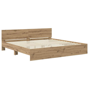 Σκελετός Κρεβατιού Artisan Oak 180 x 200 cm Επεξεργασμένο ξύλο - Pakobazaar
